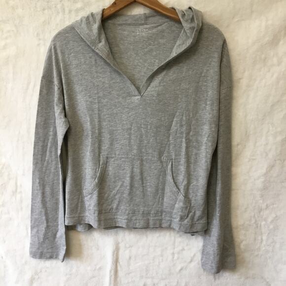GAP Tops - GAP Gray Jersey Knit Hoodie
